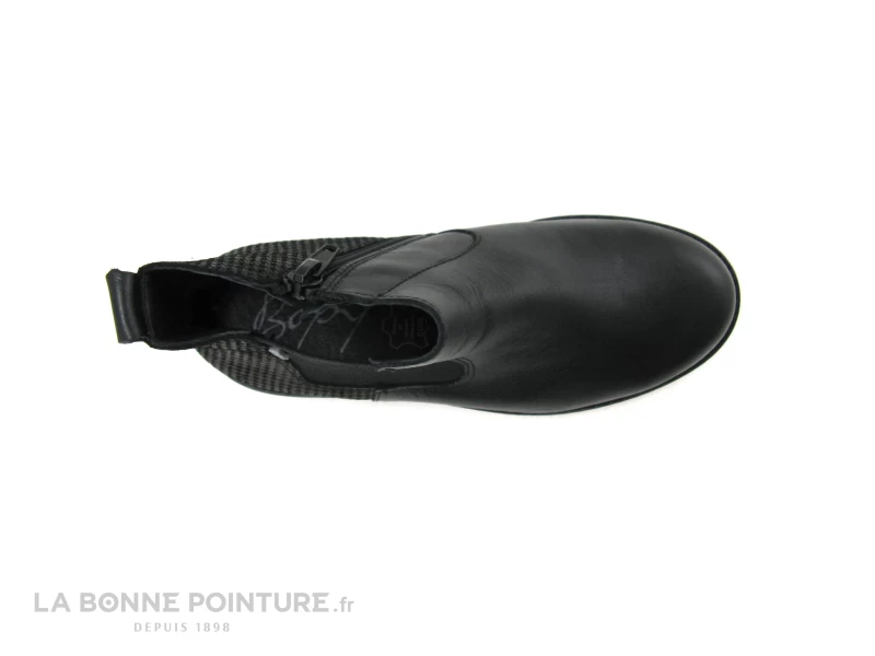 Bopy SELISOU Noir - Boots Chelsea Fille Avec Zip – Image 6
