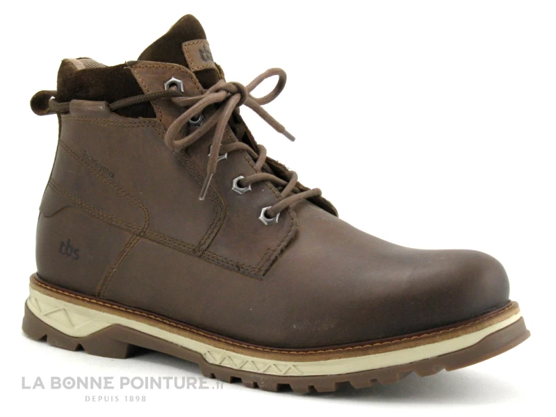 TBS MRICQUE A8095 - Tan - Bottillon Cuir Marron Homme