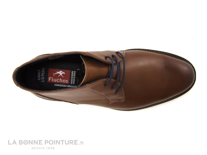 Fluchos Cavalier 9946 Brezza Camel Chaussure Habillée Montant – Image 6