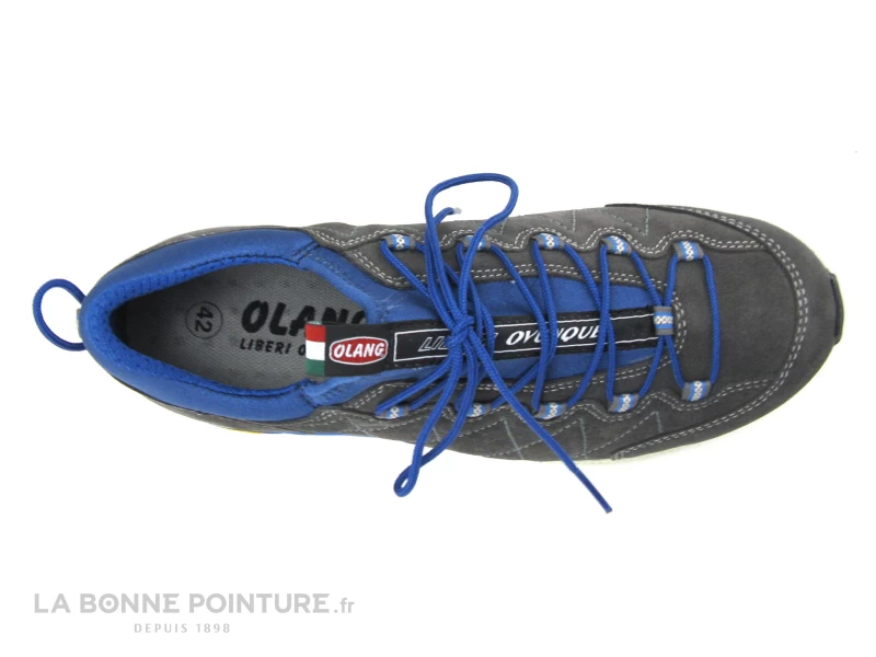 Olang GHIBLI Gris Bleu - Basket Randonnee Homme – Image 6