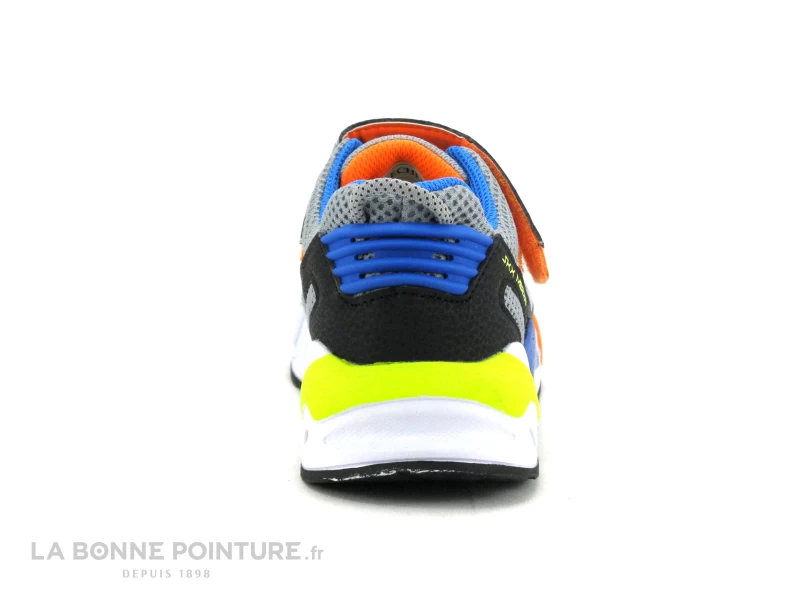 Skechers 403742L Ultrasurge - Turquoise Gris Orange - Basket GARCON – Image 4