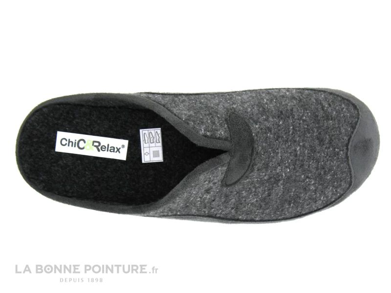 Ouf Chic Et Relax BIOTEX Gris - Pantoufle Mule Homme – Image 4