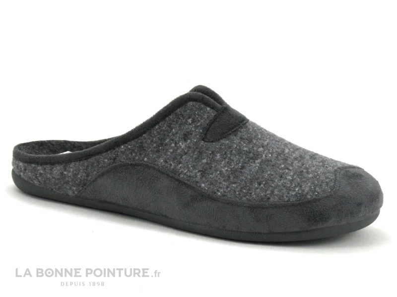 Ouf Chic Et Relax BIOTEX Gris - Pantoufle Mule Homme – Image 5