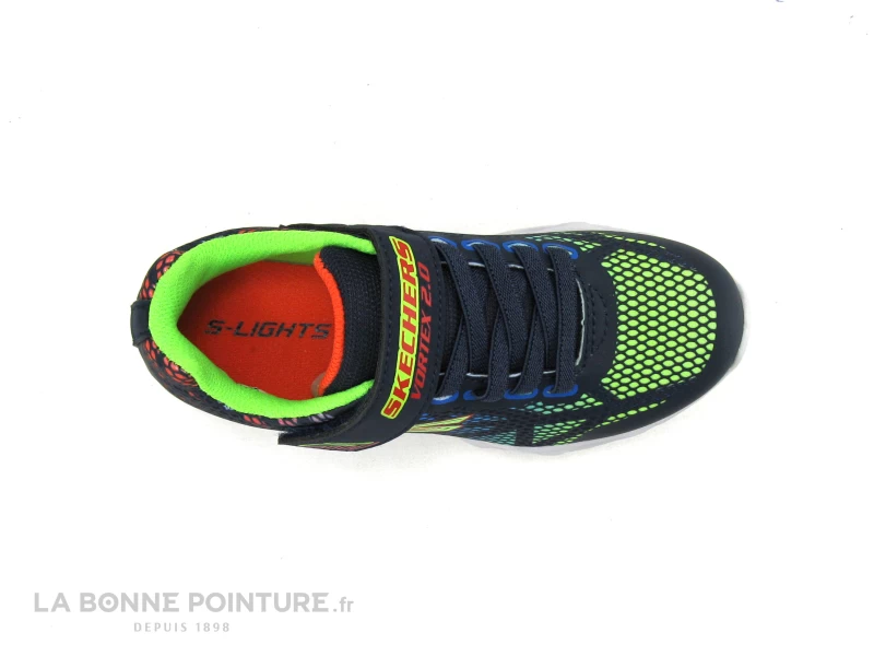 Skechers 400602L - VORTEX 2-0 - Bleu Vert Multi - Sneakers GARCON – Image 6