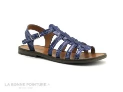 Bellamy IRMA Bleu Tasmania - Nu-pieds Fille