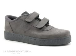 Morans SAMY - Gris - Basket Velcro Homme