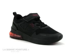 Kappa Logo SPLINTER Ev Kid - Noir Rouge - Basket Enfant Elastique Et Velcro