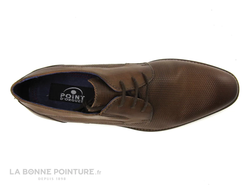 Point D Orgues PORI Marron - Chaussure Habillee Homme – Image 6