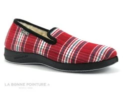 Semelflex TOMMFLEX Bordeaux - Rouge Ecossais - Charentaise Homme