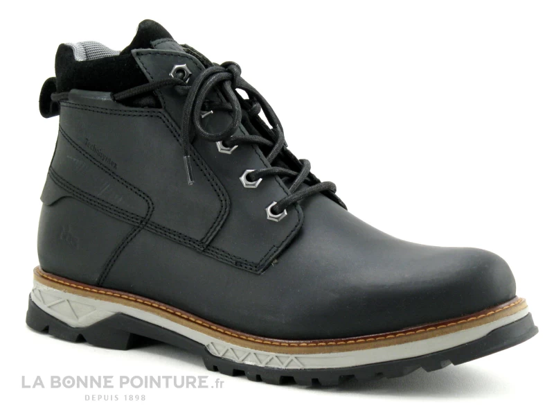 TBS MRICQUE A8004 - Bottillon Cuir Noir Homme