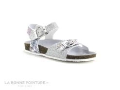 Biomodex 1846 Glitter Argent - Sandale Fille