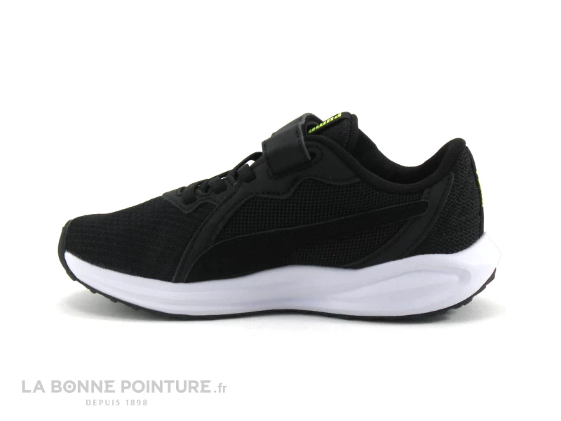 Puma TWITCH Runner Blk - 384537Z01 - Blk - Wht - Basket – Image 3