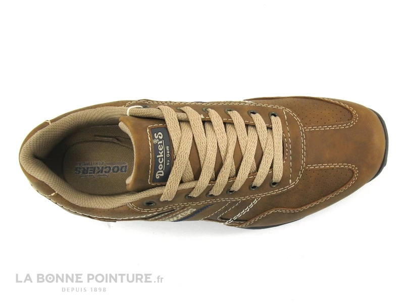 Dockers 44BN010 650 470 Cognac - Basket Homme Marron Clair – Image 6