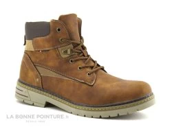 Ektic 432 04 020 0 Camel Marron - Bottines Homme