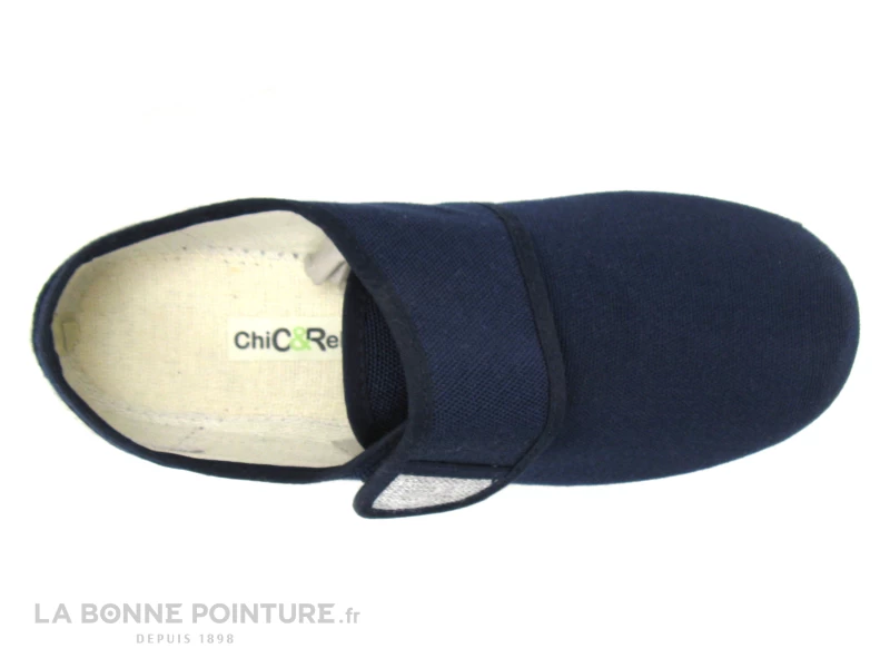 Ouf 797 REGULE Marine - Chausson Velcro Homme – Image 3