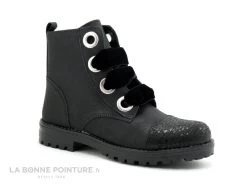 MKids MESALI MK6778F8IA Noir - Lacet Velours - Boots Crampons