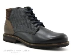Point D Orgues AUSSIE - Bleu Marine - Marron - Boots Homme
