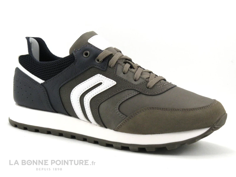 Geox U25CPA PONENTE - Marron - Bleu Marine - Basket Ville Homme