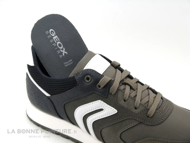 Geox U25CPA PONENTE - Marron - Bleu Marine - Basket Ville Homme – Image 5