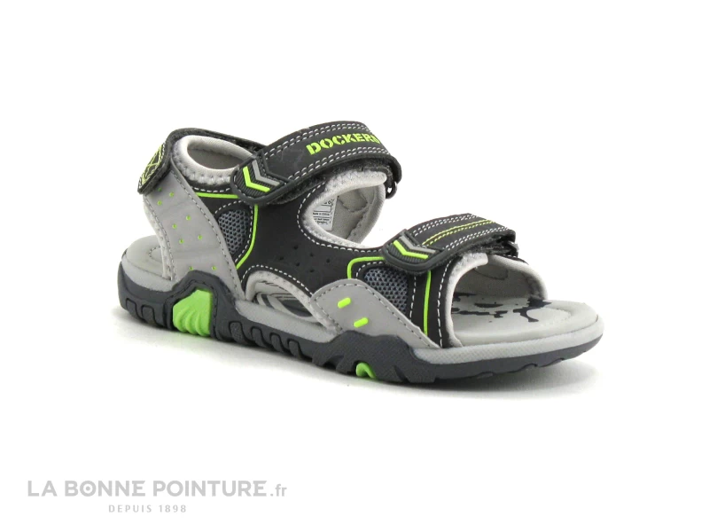 Dockers 44EM601 637120 - Gris - Noir - Nu-pieds GARCON – Image 5