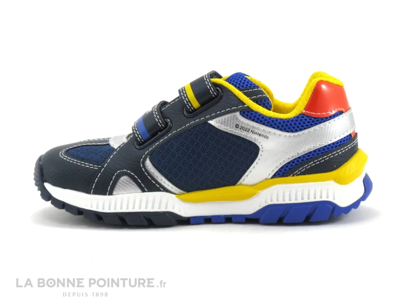 Geox SUPER MARIO J25AXA Tuono Navy Royal - Basket Enfant A Scratches – Image 3