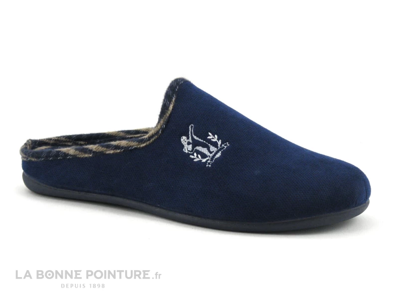 Ouf Initial BANG Marine - Pantoufle Souple Homme