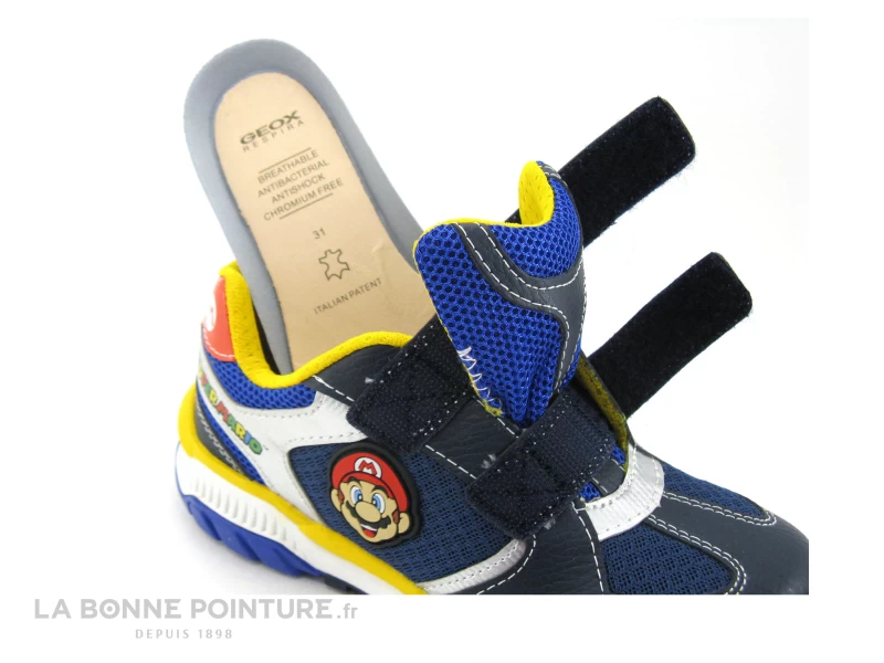Geox SUPER MARIO J25AXA Tuono Navy Royal - Basket Enfant A Scratches – Image 6