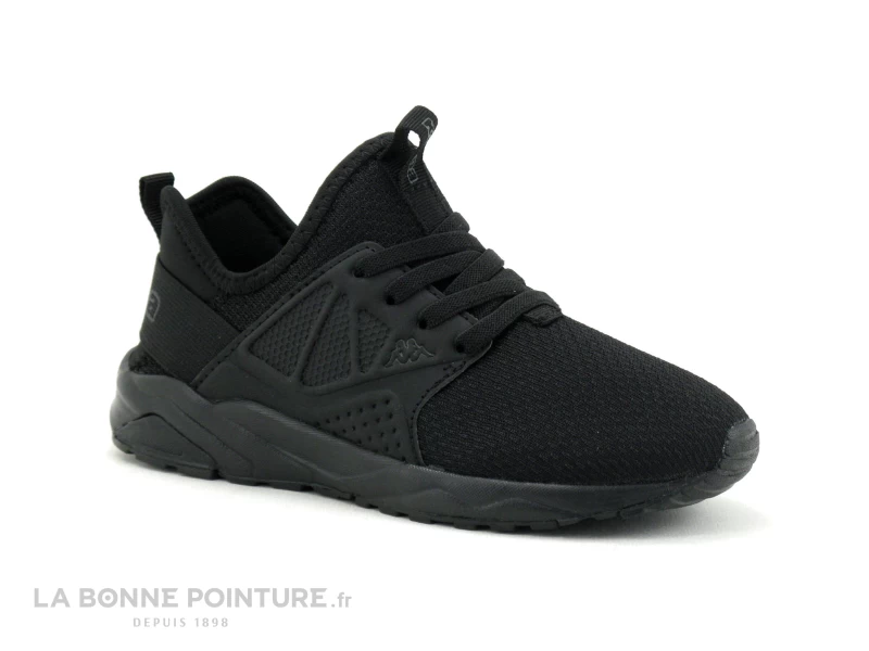 Kappa SAN DIEGO ELASTIC KID Black - 3117LTW - Basket Noire Enfant – Image 5