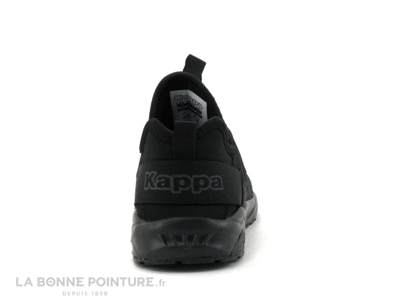 Kappa SAN DIEGO ELASTIC KID Black - 3117LTW - Basket Noire Enfant – Image 4