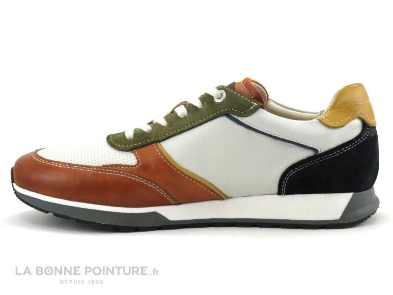 Pikolinos CAMBIL M5N-6111C2 Brick - Basket Homme Blanche Et Multi – Image 3