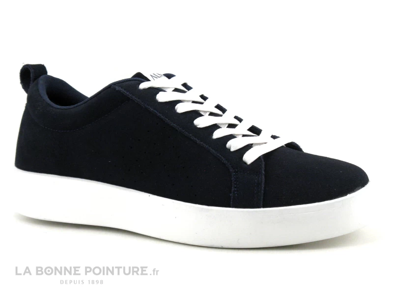 Alma SNEAKERS Navy - Basket Homme Nubuck Bleu Marine