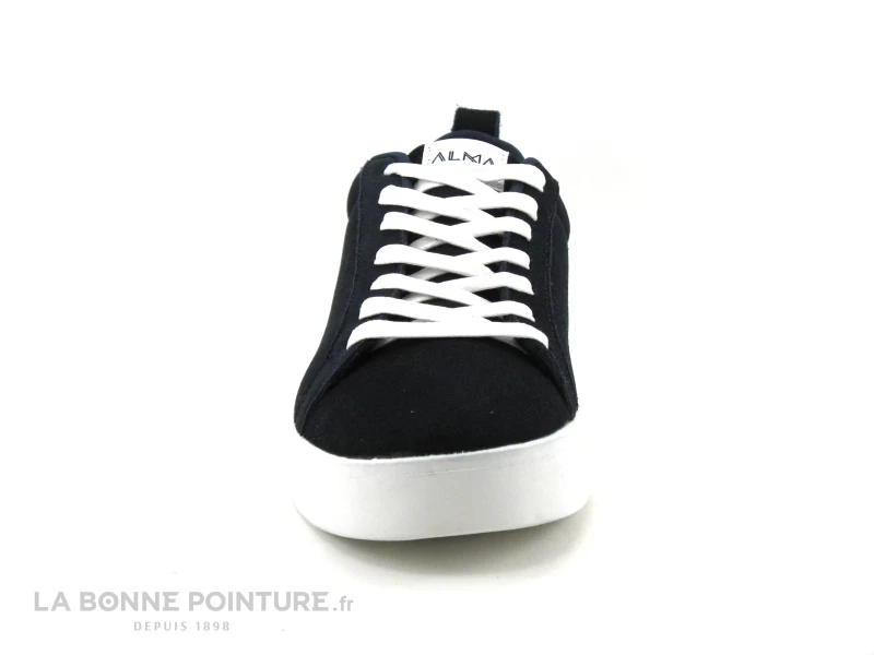 Alma SNEAKERS Navy - Basket Homme Nubuck Bleu Marine – Image 2