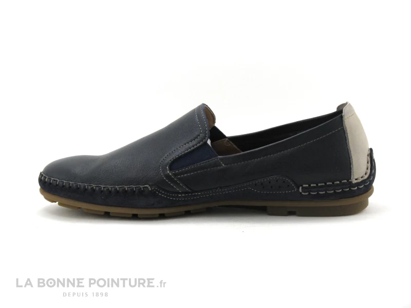 Fluchos F1174 Dorian Marino - Mocassin Souple Bleu Marine – Image 3