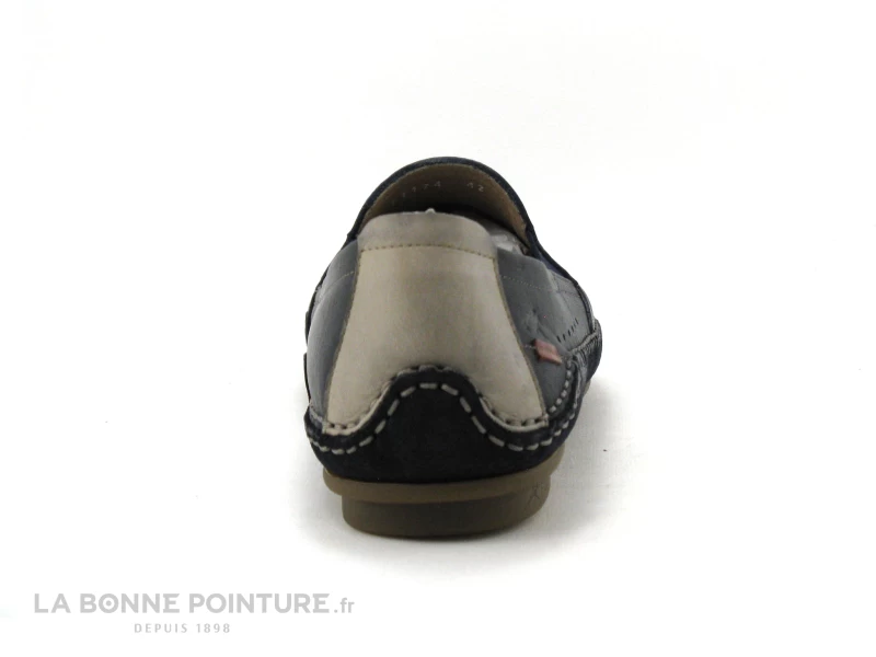 Fluchos F1174 Dorian Marino - Mocassin Souple Bleu Marine – Image 4