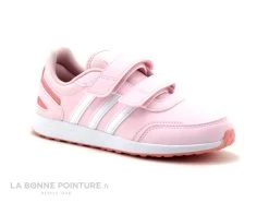 Adidas VS SWITCH 3 C - FY9224 - Rose Blanc - Basket Fille Velcro