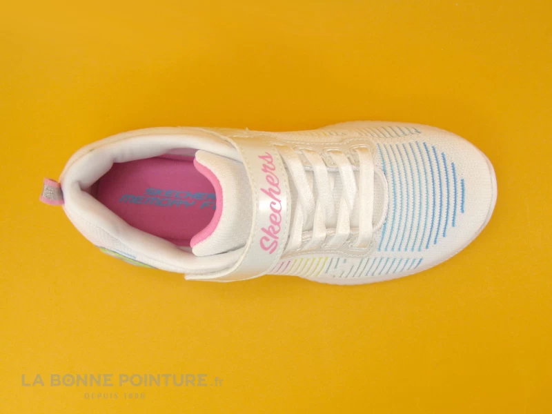 Skechers 302379L Bobs Squad Fresh Delight - Blanc - Multi- Basket Fille – Image 6