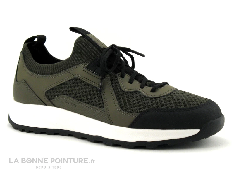 Geox U35EYA TERRESTRE Olive - Sneakers Homme Kaki