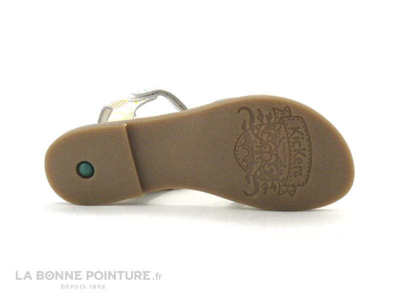 Kickers DIAMANTO Blanc Sunshine 927320 - Sandale Fille Multicolore – Image 7