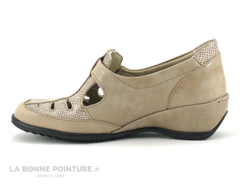 Suaves ALPES 5042APT Sandy - Chaussure Aeree Beige - Talon Compense – Image 3