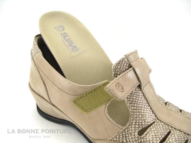 Suaves ALPES 5042APT Sandy - Chaussure Aeree Beige - Talon Compense – Image 5