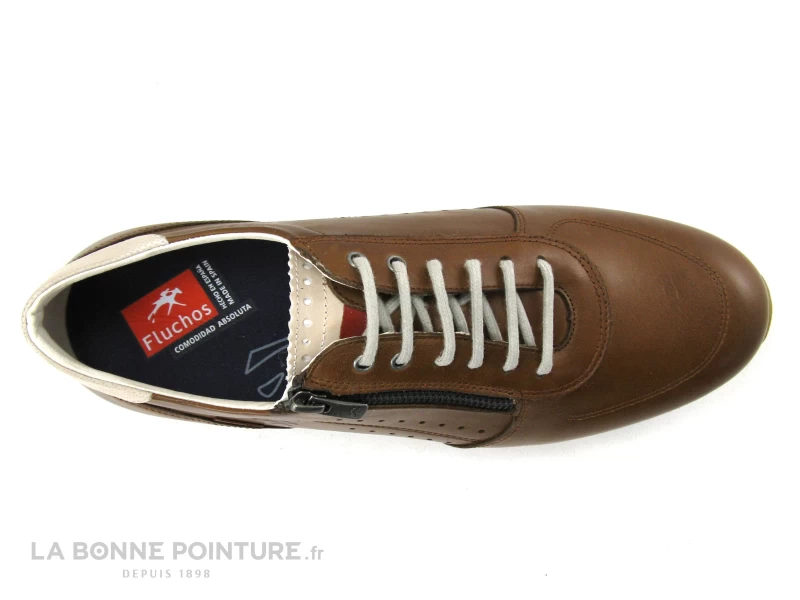Fluchos F1190 SANDER Cuero - Basket Homme Cuir Marron – Image 6
