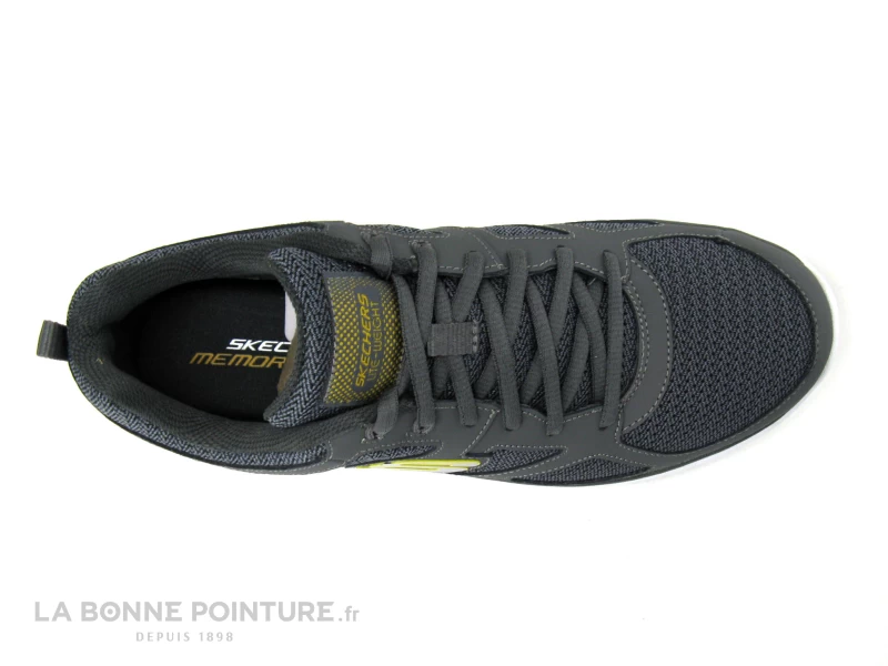 Skechers BURNS AGOURA 52635 Charcoal - Basket Grise - Homme – Image 6