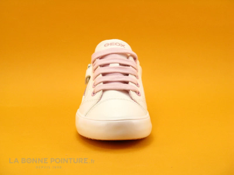 Geox GISLI J024NB White Pink - Basket Fille Blanche Et Rose – Image 2