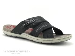 Mustang 4923 704 Noir - Mule Noire Homme