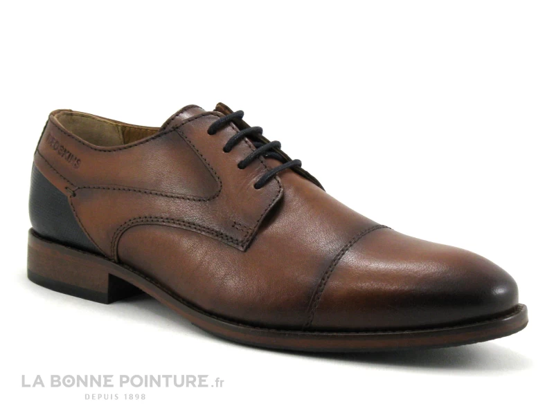 Redskins VERSATIL Cognac - Marine PT5212P - Chaussure Habillee Marron – Image 5
