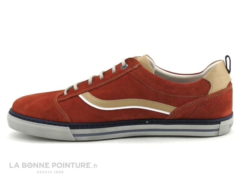 Fluchos 9377 Quebec Terracota - Chaussure A Lacet Homme Brique – Image 3