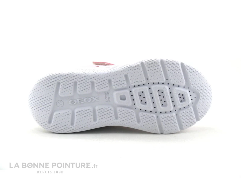 Geox SPRINTYE J25FWA Pink White - Basket Fille Rose Et Blanche – Image 7