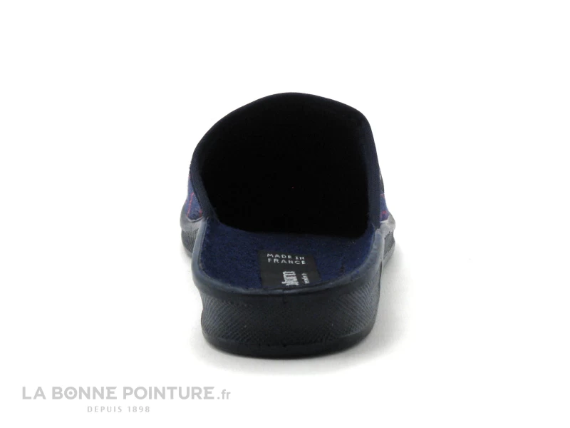 Airplum FABRICE Marine - Rayures Rouges - Pantoufle Mule Homme – Image 3