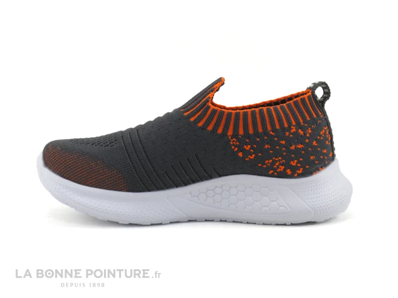 Streeter KOHUE Gris Orange - Basket Slip-on Enfant – Image 3