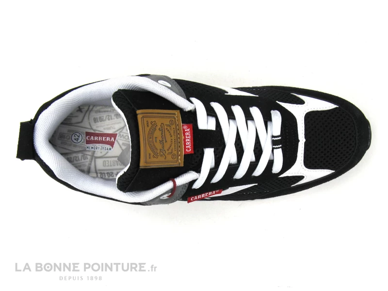 Carrera MIGUEL Low Mix CAM215805 - Noir Blanc - Sneakers Homme – Image 6